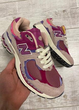 Кроссовки new balance 2002r pink1 фото