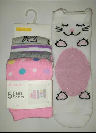 Набор носочков для девочки primark1 фото