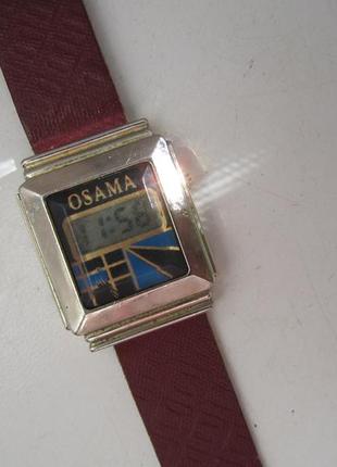 Часы наручные женские "osama" рабочие. азия. 80е годы.2 фото