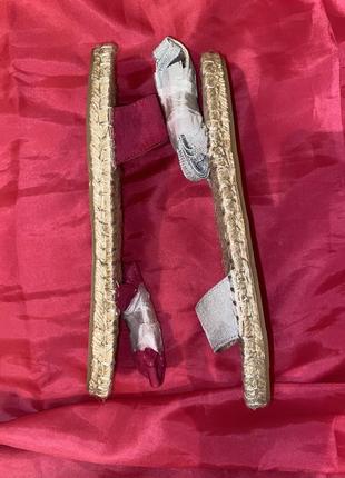 Туфлы босоножки босоножки 4 джут бренд