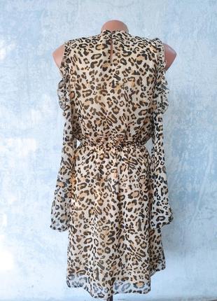 Шифонова сукня анімалістичного прінту2 фото