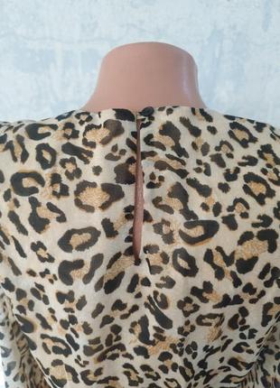 Шифонова сукня анімалістичного прінту4 фото