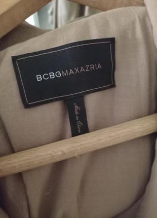 Теплое осеннее пальто bcbgmaxazria бежевое l2 фото