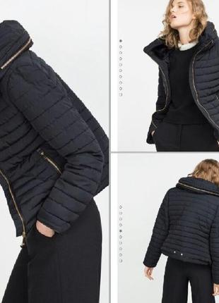 Куртка zara стеганая 42р