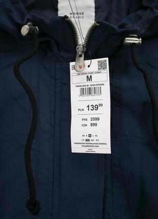 Стильная брендовая куртка, парка "house" с капюшоном. размер m.10 фото