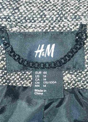 H&amp;m полушерстяная куртка бомбер р. 142 фото