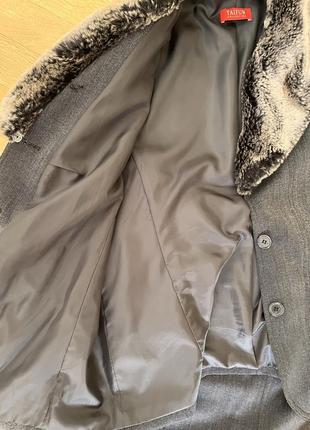 Костюм пиджак с юбкой taifun collection шерсть жакет спідниця 46 розмір10 фото