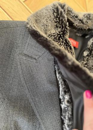 Костюм пиджак с юбкой taifun collection шерсть жакет спідниця 46 розмір4 фото