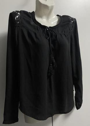 Рубашка блуза с кружевными элементами от c&amp;a