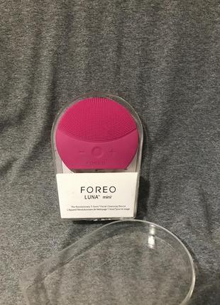 Силіконова щітка для вмивання лиця foreo luna mini 2