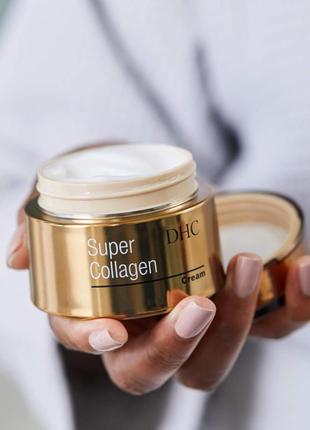 Dhc super collagen cream крем з дипептидом-8, вітаміном c, коллаген низ.мол, скваланом