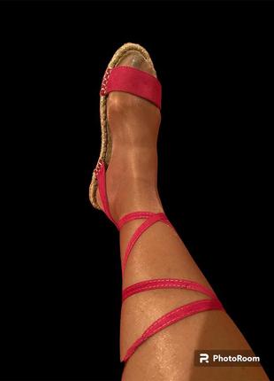 Туфлы босоножки босоножки 4 джут бренд