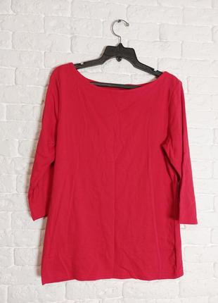 Фирменный лонгслив трикотаэная блуза