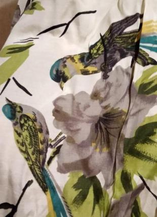 Блуза с птичками.3 фото
