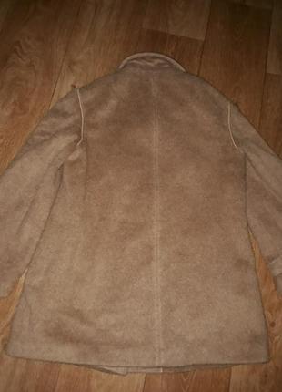 Пальто шерстяное лама (пог- 53 см)4 фото