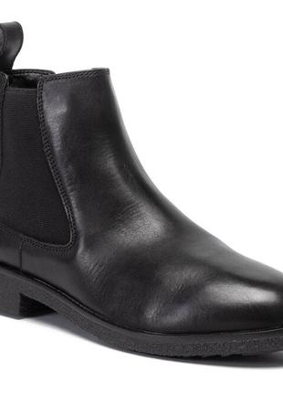 Шкіряні черевики clarks griffin plaza1 фото