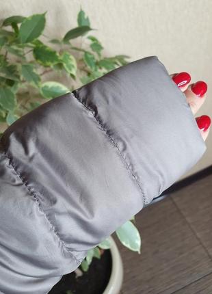 Стильна, тепла, легка куртка, пуховик outerwear від next, оригінал8 фото