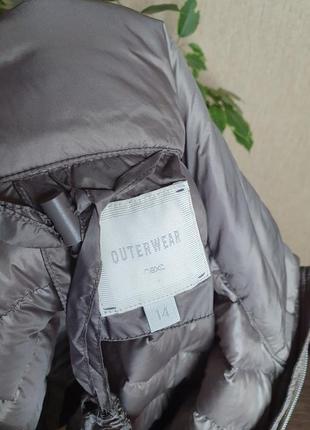 Стильна, тепла, легка куртка, пуховик outerwear від next, оригінал7 фото