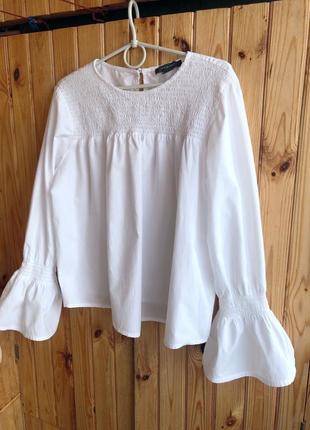 Скидки на летние вещи........бохо блуза рукава клеш оверсайз
