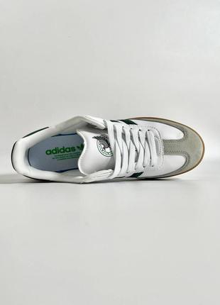 Adidas samba mexico (білі з зеленим)5 фото