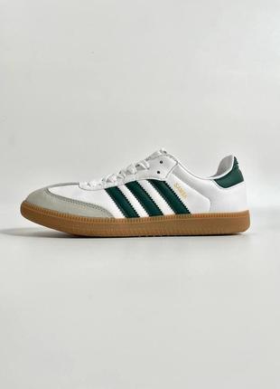 Adidas samba mexico (білі з зеленим)2 фото