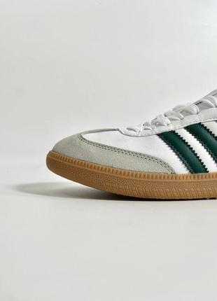 Adidas samba mexico (білі з зеленим)8 фото