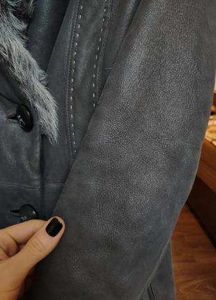 Дублянка жіноча punto leather & fur4 фото