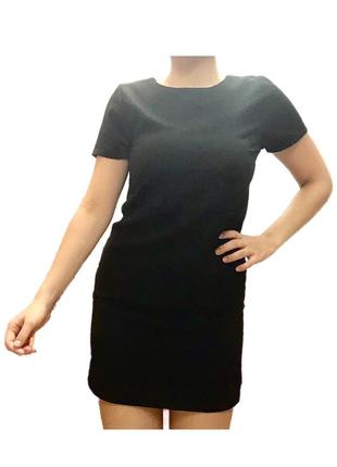 Короткое черное мини платье1 фото