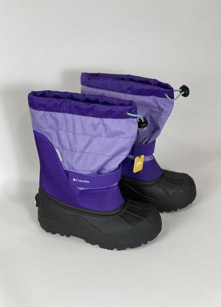 Дитячі зимові теплі чоботи columbia powderbug 34 розмір