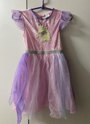Платье принцессы волшебницы карнавальное детское платье феи2 фото