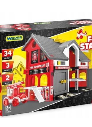 Ігровой набор play house пожарная станция, тм wader