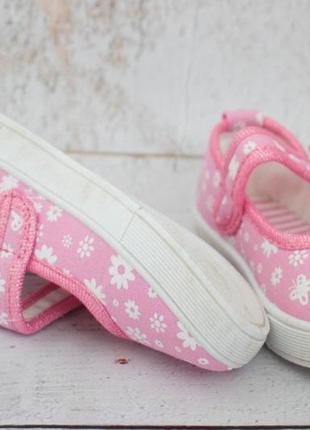 Тапочки, тапочки для девочки текстильные розовые легкие, удобные стильные5 фото