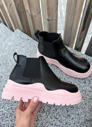 Ботинки в стиле bottega Cab vneta