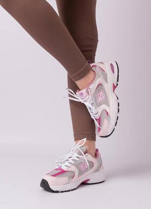 🏅🎉 удобные кроссовки на каждый день спортивные new balance 530 нью беланс пурпурные4 фото