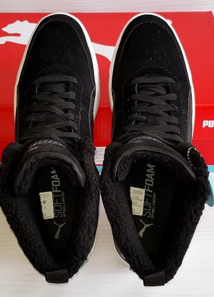 Кроссовки, кеды puma rebound street. (замша, мех)оригинал. р-р 453 фото