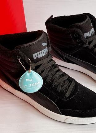 Кроссовки, кеды puma rebound street. (замша, мех)оригинал. р-р 456 фото