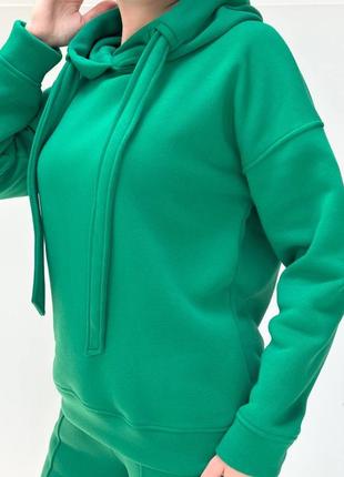 Спортивный костюм арт 945харз ткань трехнитка на флисе цвет графит, бежевый, зеленый, розовый размер 42-44,46-48,50-52 костюм кофта с3 фото