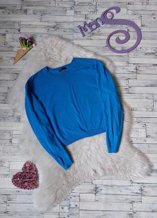 Свитшот голубой женский размер 46 м