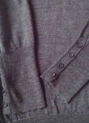 Джемпер massimo dutti (іспанія) шерсть, кашемір вовняна кофта кофточка тепла пуловер3 фото