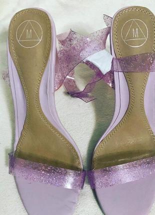 Босоножки от missguided {прозрачный каблук}