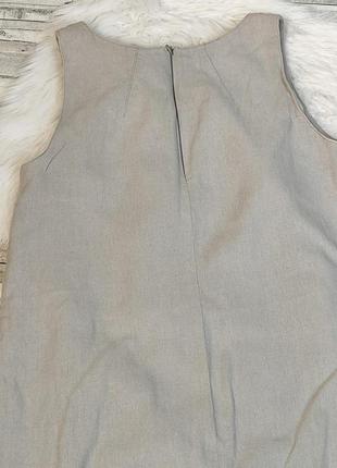Жіноча літня сукня сіра з нашивками вензель розмір 46 м5 фото