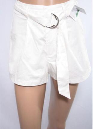 Белые короткие женские шорты h&amp;m2 фото