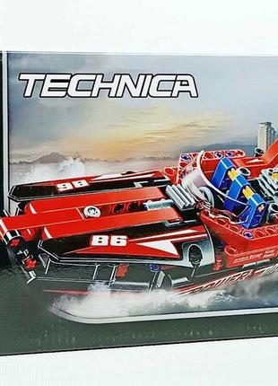 Конструктор yg toys "technica" скоростной катер 171 деталь 11296