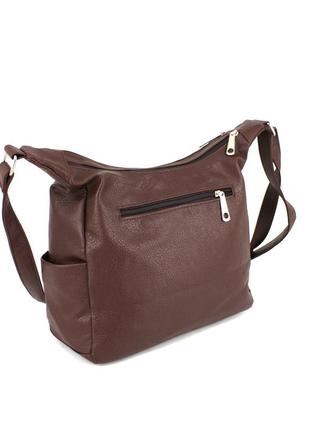Повседневная женская сумка voila 584201 коричнева2 фото