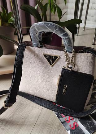 Сумка сетчел satchel guess aretha гесс оригинал новая коллекция