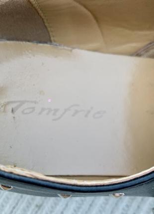 Ботинки оксфорды на пряжке с заклёпками tomfrie (англия)