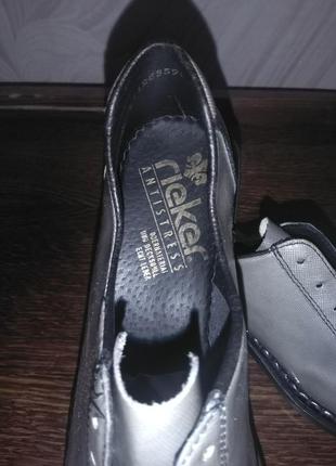 Туфлі шкіряні бренд rieker2 фото