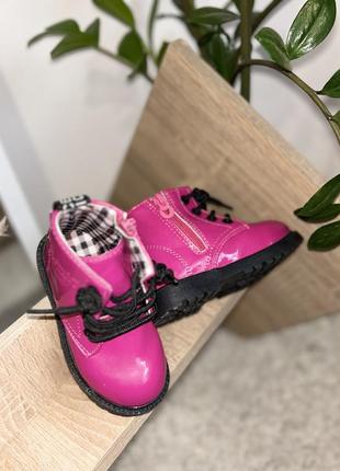 Ботинки детские ботиночки сапожки осенние демы демисезонные для девочки на девочку4 фото