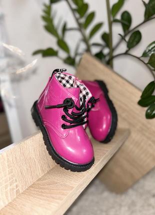 Ботинки детские ботиночки сапожки осенние демы демисезонные для девочки на девочку3 фото