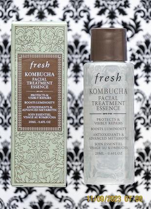 Есенція fresh kombucha facial treatment essence тонік сироватка для сяяння шкіри обличчя